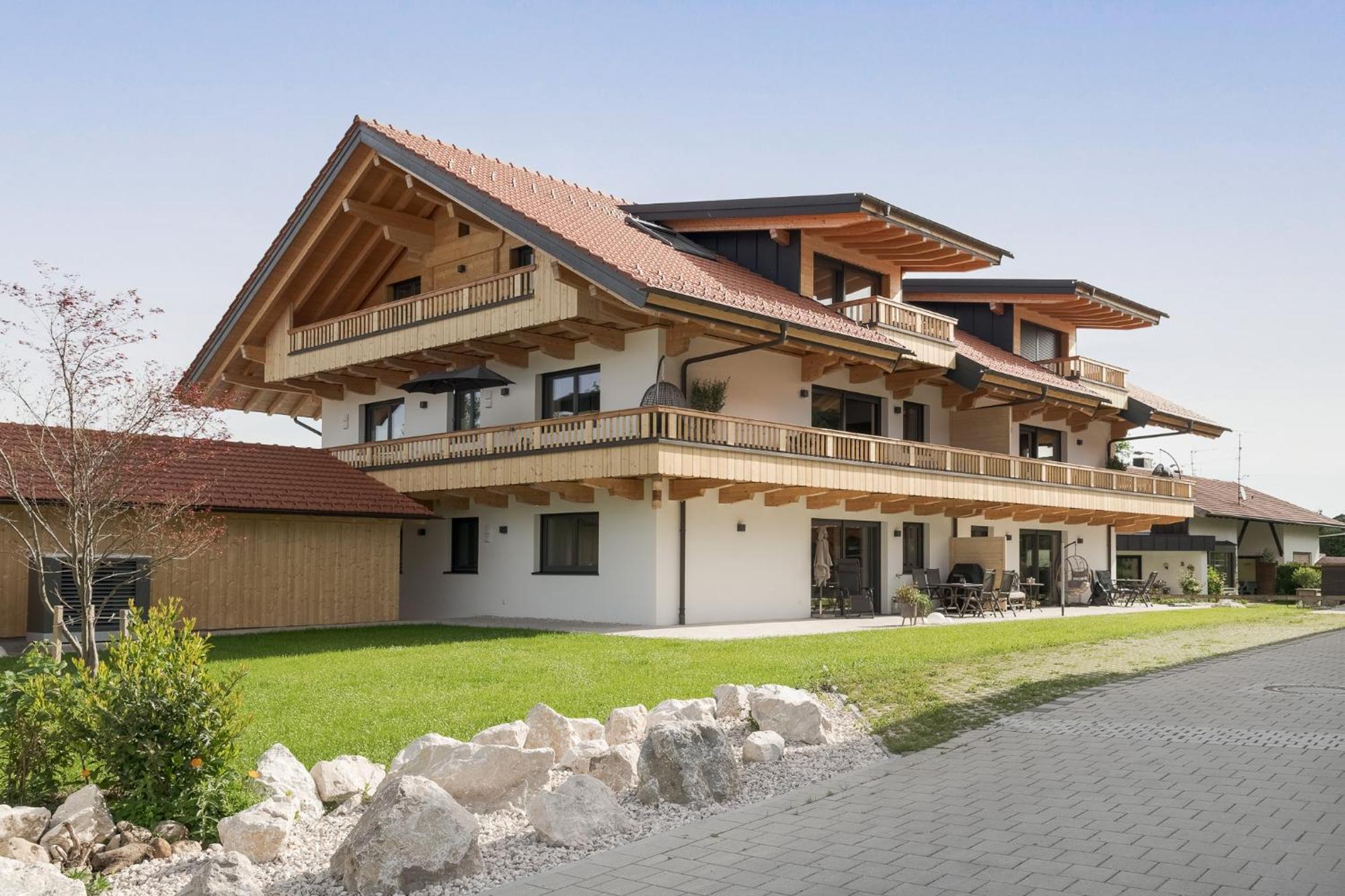 Fenjoy: Ferienapartment In Neubau / Balkon / Bbq Bernau am Chiemsee Zewnętrze zdjęcie